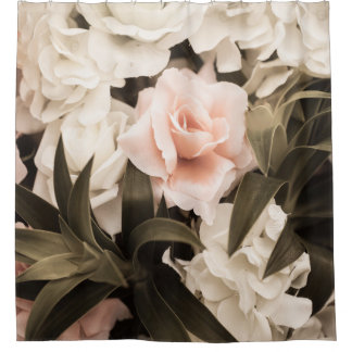 Pastel Floral Vintag: Zeitlose Eleganz Duschvorhang