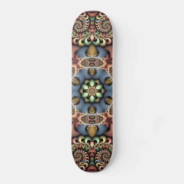 Pastel Flowers skateboard (Vorderseite)