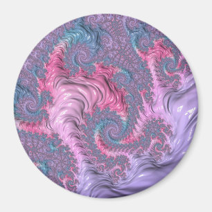 Pastel Fraktal Magnet