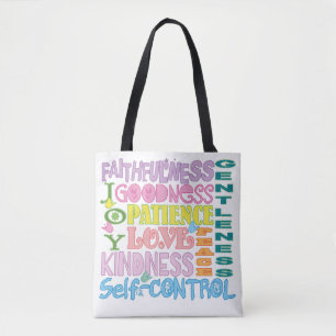 Pastel Fruit du Saint-Esprit Sac fourre-tout chrét