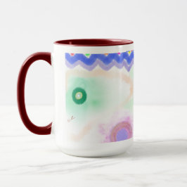 Pastel Galaxies Impressionist Art Mug Tasse