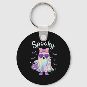 Pastel Galaxy Soky Ghost Halloween Kids Ghost Coqu Schlüsselanhänger