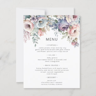 Pastel Garden Luxe Blumenkarte Einladung