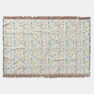 pastel garden watercolor florals decke