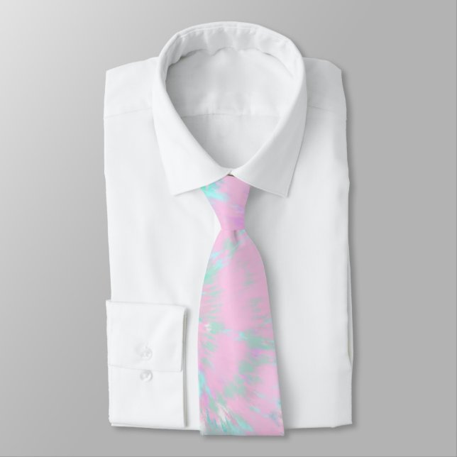 Pastel Gefärbte Krawatte Muster Pink Aqua Minze Gr (Gebunden)