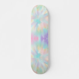 Pastel-Gefärbte Krawatte Skateboard