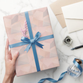 Pastel Geometric Pop | Blush Wrapping Paper Roll Geschenkpapier