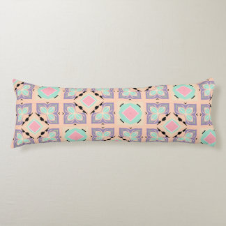 Pastel Geometric Tile Pattern | Pink Mint Purple  Seitenschläferkissen