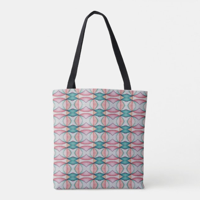 Pastel Geometry Tasche (Rückseite)
