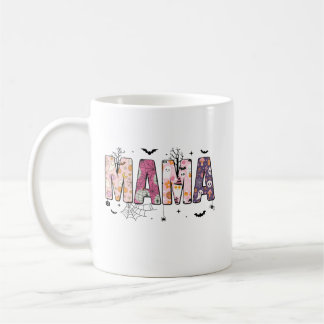 Pastel Ghost and Pumpkin Mama Coffee Cup Kaffeetasse