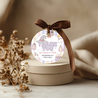 Pastel Ghost Baby-Shower-Geschenkanhänger Geschenkanhänger