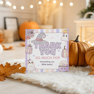 Pastel Ghost Baby-Shower-Geschenkanhänger Geschenkanhänger