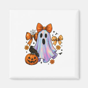 Pastel Ghost Halloween Pumpkin Ghost Coquette for Magnet