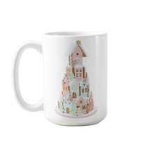 Pastel Gingerbread Sugar Castle Tasse