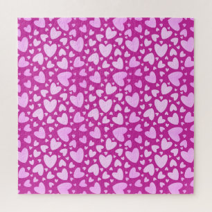 Pastel Girly Liebe Hearts   Nicht möglich Hot Pink