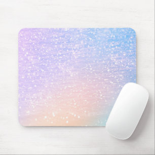 Pastel Glitzer Moderner Glam Office Computer Mousepad