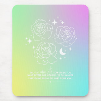 Pastel Glow-Up Mouse Pad Mousepad