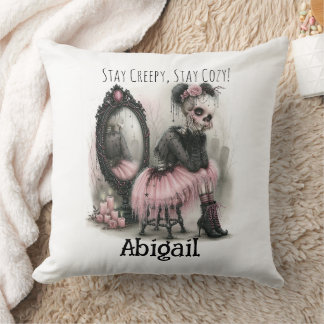 Pastel-Goth-Ästhetik Halloween  Kissen