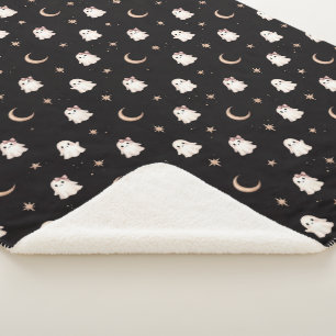 Pastel-Goth-Ästhetik Halloween Sherpadecke