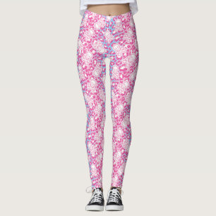 Pastel Goth Ästhetik Leopard Print Piratenflagge Leggings