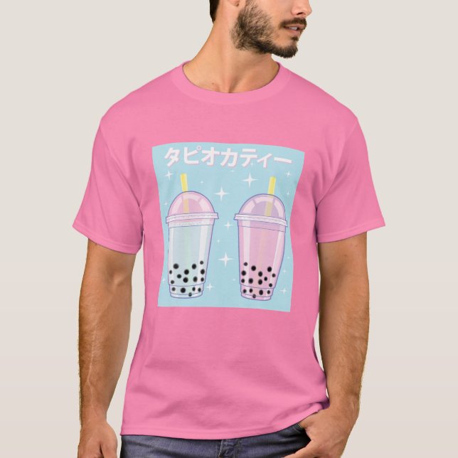Pastel Goth Bubble Tee Japanischer Boba Tea Kawaii (Vorderseite)