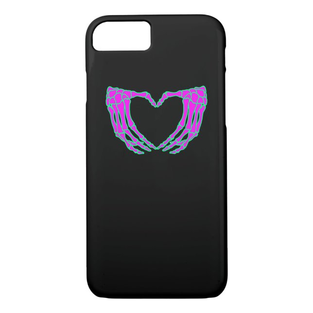 Pastel Goth Clothing, Skeleton Heart Hands Case-Mate iPhone Hülle (Rückseite)