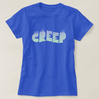 Pastel Goth Creep Monster Creepy Letters T-Shirt