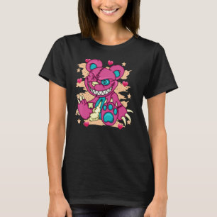 Pastel Goth Creepy Animal Teddy Bear T-Shirt