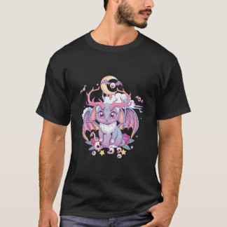 Pastel-Goth creepy okkult Satanisch Jackalope Kawa T-Shirt