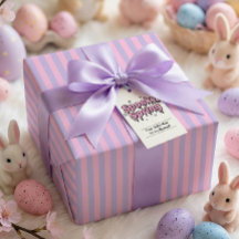 Pastel Goth Easter Pink Lavender Striped 