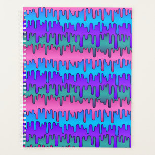 Pastel Goth Emo Scene-Drippy-Muster Planer