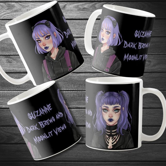 Pastel Goth Gothic whimsical Fantasy whimsygoth Kaffeetasse (Von Creator hochgeladen)