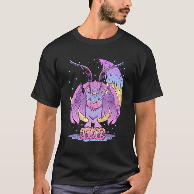 Pastel Goth Kawaii Cryptid Moth Pastel Goth T-Shirt (Vorderseite)