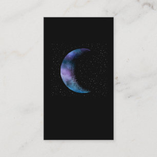Pastel Goth Moon Colorado Visitenkarte