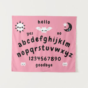 Pastel Goth Mystical Talking Board Wandteppich