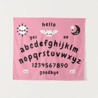 Pastel Goth Mystical Talking Board Wandteppich