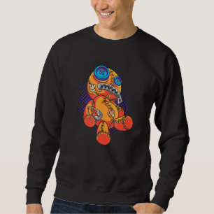 Pastel Goth Niedlich Voodoo Teddy Bear Doll Sweatshirt