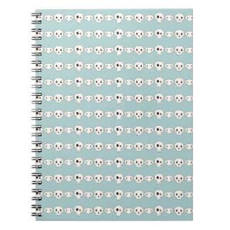 Pastel Goth Skuls Carnet vert