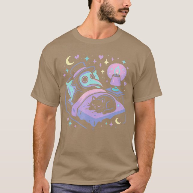 Pastel Goth Sleeping Plague Doctorshirt Sleep fami T-Shirt (Vorderseite)