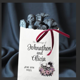 Pastel Goth Stil Hochzeitstisch Dekoration Whimsy Geschenktütchen