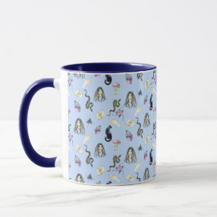 Pastel Gothic Story Pattern Tasse