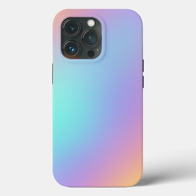 Pastel Gradient Coque-Mate iPhone 13 Coque (Verso)