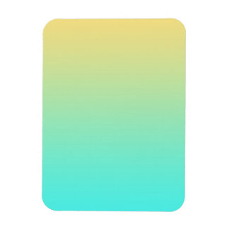 Pastel Gradient Hintergrund Türkis Gelb Magnet