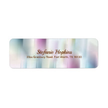 Pastel Gradient Script Individuelle Name Rücksende