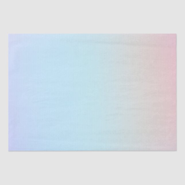 Pastel Gradient Simple Colorful Tissue Paper Seidenpapier (Vorderseite)