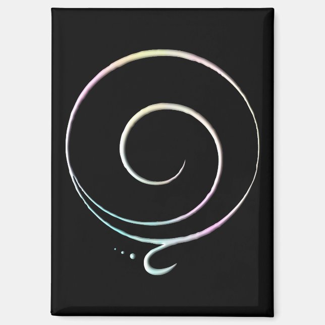 Pastel Gratitude  Magnet (Vorderseite)