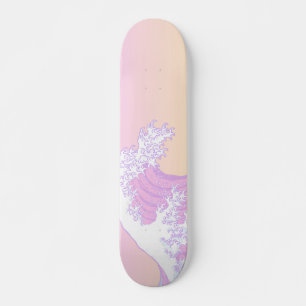 Pastel Great Wave off Kanagawa Skateboard