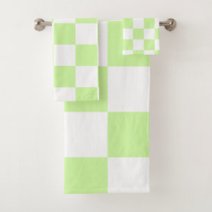 Pastel Green À damiers En vichy Motif