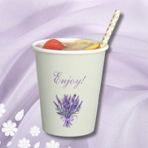 Pastel Green Bow Floral Lavender Brautparty