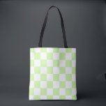 Pastel Green Checkered Gingham Pattern Tasche<br><div class="desc">Pastel Green Checkered Gingham Pattern</div>